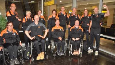 منتخب هولندا للكراسى المتحركة يصل الى مصر لخوض منافسات بطولة العالم 