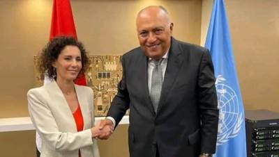 خلال زيارته لنيويورك.. وزير الخارجية يلتقي نظيرته البلجيكية لتعزيز العلاقات الثنائية بين البلدين