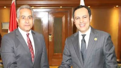 على هامش مؤتمر العمل العربي.. وزير القوي العاملة يلتقي بنظيره المغربي لبحث التعاون