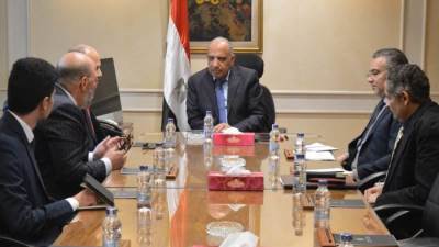 وزير قطاع الأعمال يبحث مع رئيس الجامعة الألمانية بالقاهرة التعاون في البحث العلمي