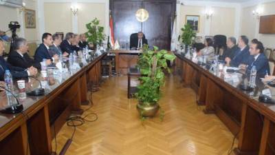 وزير التموين يشهد تعاون بين القابضة للصناعات الغذائية وشركة ايكاتيرا تي ايجيبت