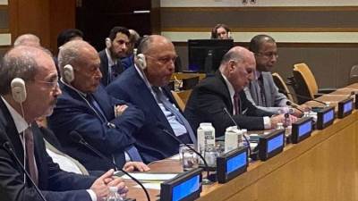 "شكري" يشارك في اجتماع وزراء خارجية مجموعة الاتصال العربية بشأن الأزمة الأوكرانية