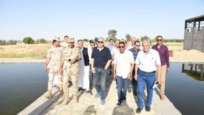 سويلم يتفقد أعمال التطوير الجارية بواحة سيوة