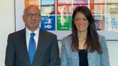 «المشاط» تلتقي الأمين العام المساعد للتنمية الاقتصادية لمناقشة التعاون المشترك