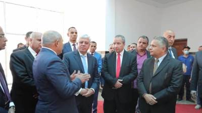 وزير التعليم العالي ورئيس جامعة السويس يتفقدان عدد من المنشآت الجديدة بالجامعه