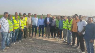 وزير الزراعة يتفقد مشروع ال42 ألف فدان بالساحل الشمالي