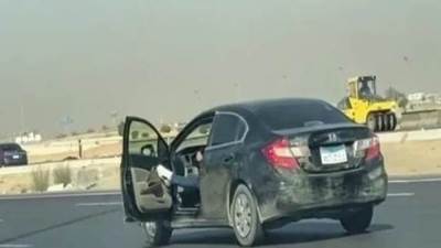 حبس قائد السيارة المتسببة في حادث على طريق السويس وعرضه على الطب الشرعي