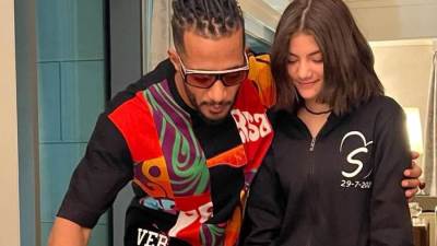 بالصور.. محمد رمضان يحتفل بعيد ميلاد ابنته حنين