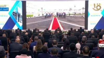 الرئيس السيسي يشهد افتتاح المنطقة الاستثمارية ببنها فى القليوبية