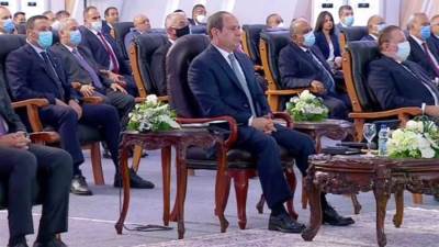  الرئيس السيسي يشهد افتتاح المنطقة الاستثمارية بميت غمر فى الدقهلية