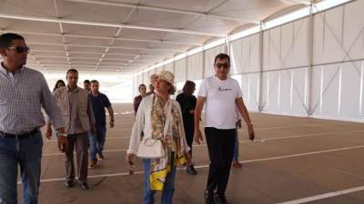 استعدادا لمؤتمر المناخ.. وزيرة البيئة تتفقد أعمال تطوير المنطقتين الزرقاء والخضراء للمؤتمر 