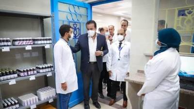 وزير الصحة يتفقد مشروع إنشاء وتطوير وحدتي طب أسرة "الجعافرة وأبوالريش قبلي" 