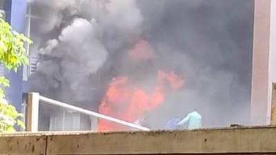 الحماية المدنية تسيطر على حريق داخل أكاديمية السادات بالمعادي 