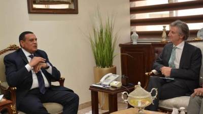 وزير التنمية المحلية يستقبل الممثل المقيم لبرنامج الأمم المتحدة الإنمائي لبحث التعاون