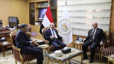 وزير العدل يستقبل نظيره المغربي لبحث سبل التعاون القضائي