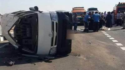 في طريقهن للعمل.. مصرع مُعلمة وإصابة 14 أخريات في انقلاب ميكروباص بسوهاج|أسماء