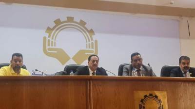 غرفة صناعة الحبوب تستعرض منظومة توريد الأرز الشعير لوزارة التموين