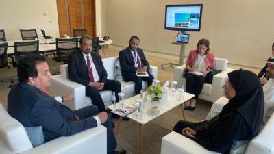 وزير الصحة يهنئ نظيرته القطرية على نجاح مؤتمر القمة العالمي للابتكار