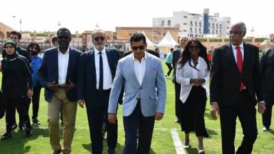 وزير الرياضة يفتتح البطولة الإفريقية للمدارس 