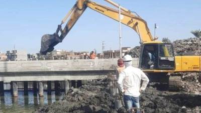 سويلم يتابع موقف مشروعات الصرف المغطى وإنشاء وتطهير المصارف العامة