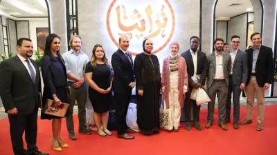 زيارة من وفد الكونجرس الأمريكي لمعرض تراثنا