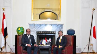 رئيس الرعاية الصحية يلتقي سفير اليابان وممثلي الشركات اليابانية لبحث التعاون