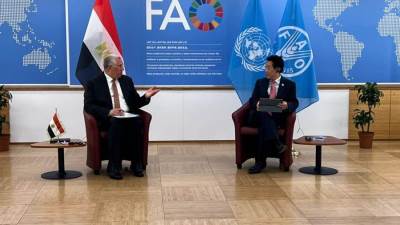 وزير الزراعة يبحث مع مدير "الفاو" التعاون المشترك بين الوزارة والمنظمة