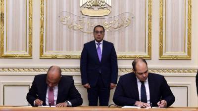 مدبولي يشهد مراسم توقيع بروتوكول تعاون بهدف تحسين بيئة ممارسة النشاط الاقتصادي