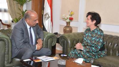 وزير قطاع الأعمال يستقبل سفيرة سويسرا لبحث التعاون الاقتصادي