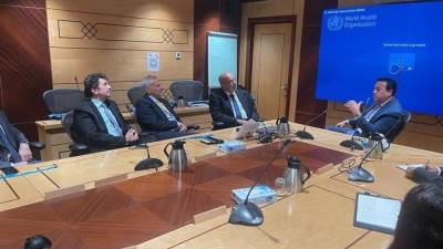 وزير الصحة يناقش تطوير مستشفيي العجوزة وهليوبوليس بالتعاون مع جامعة جون هوبكنز