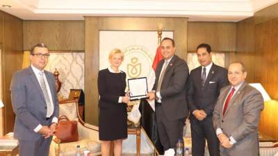 رئيس هيئة الرعاية يلتقي المؤسس والرئيس التنفيذي لمنظمة تيموس "TEMOS" الدولية