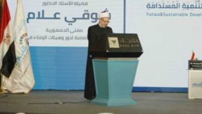 مفتى الجمهورية: الإرهاب مشروع تخريبى شامل يقضى على أى مشروعات تنموية