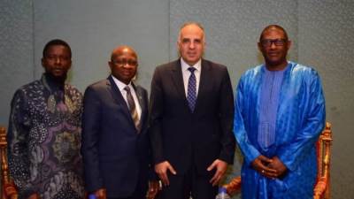 الدكتور سويلم يبحث مع وزير المياة السيراليونى سبل تعزيز التعاون بين البلدين