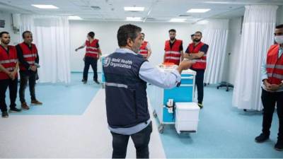 ‏‎منظمة الصحة العالمية تنظم تدريبا لأطباء شرم الشيخ استعدادا لمؤتمر المناخ