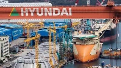 عمال شركات بناء السفن بمجموعة "إتش.دي هيونداي" يبدأون التصويت على الإضراب