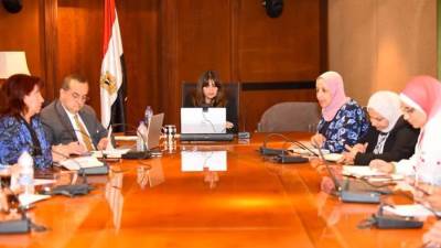 وزيرة الهجرة تلتقي عددا من أبناء الجالية المصرية بالساحل الشرقي للولايات المتحدة