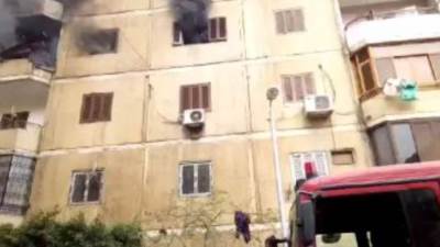 السيطرة على حريق شقة سكنية فى منطقة السلام دون إصابات