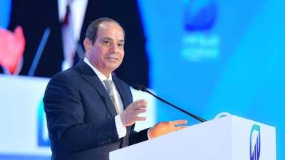 الرئيس السيسى: مصر واجهت موجة إرهاب عاتية والمواطن هو البطل