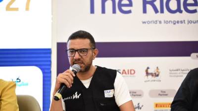 مول طنطا التابع لشركة مراكز يستضيف المغامر المصري علي عبده للتوعية بالتغير المناخي