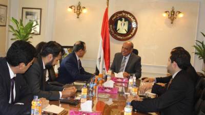 وزير قطاع الأعمال يبحث مع "أرسيلورميتال الجبيل" التعاون في صناعة المواسير