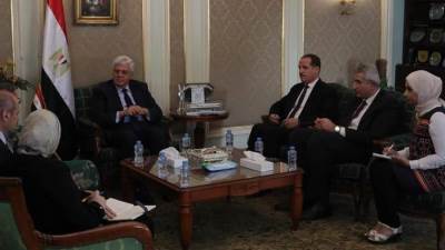 وزير التعليم العالي يستقبل مديرة مكتب اليونسكو الإقليمي للتربية لبحث التعاون