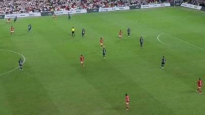 انتهاء الشوط الأول.. الأهلي يتقدم على الزمالك بهدف نظيف