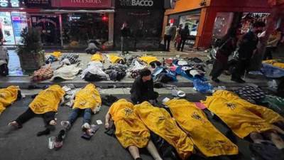 رعب حقيقي.. احتفال هالوين يقتل العشرات في كوريا الجنوبية