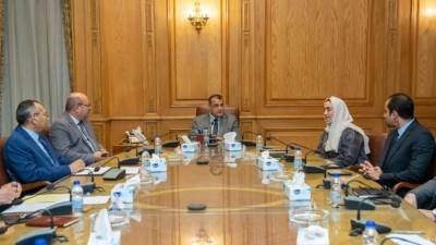 "وزير الدولة للإنتاج الحربي" يستقبل رئيسة شركة "إم جلوري" الإماراتية 