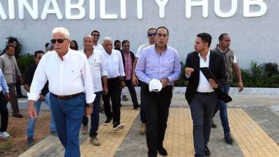 مدبولي يتفقد الحديقة المركزية بشرم الشيخ