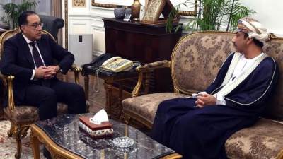 مدبولي وسفير عمان يبحثان التحضير للاحتفال بمرور 50 عامًا على العلاقات بين البلدين