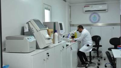 تجهيزات واستعدادات مستشفى هيئة الرعاية الصحية المُصغر الميداني للتأمين الطبي لمؤتمر المناخ