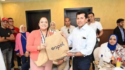 وزير الرياضة يشهد ورشة عمل حول المهمة والمبادئ الثلاثة لـ Youthinkgreen