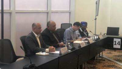 وزير الخارجية الرئيس المعين لمؤتمر COP27 يجتمع بهيئة مكتب المؤتمر