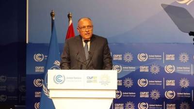 قمة المناخ.. شكري: مصر ستعمل على توفير أفضل الظروف لإنجاح قمة المناخ